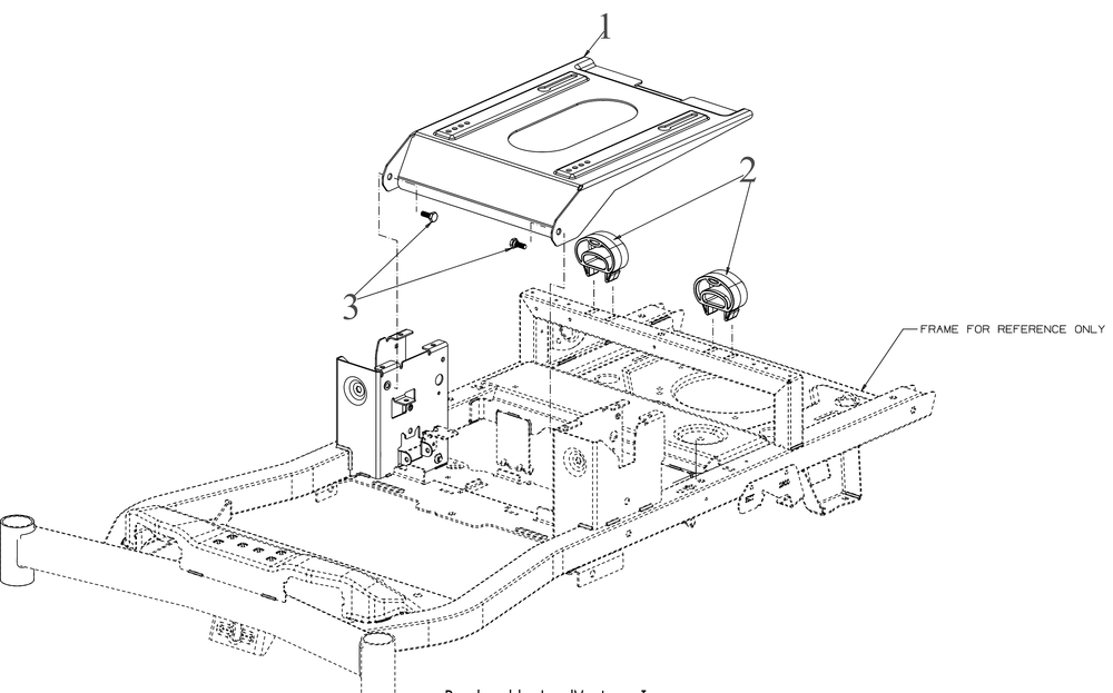 Seat Adjustment Diagram and Parts List for ZT1-54KH (17CM010)(2022) Cub Cadet Lawn Tractor